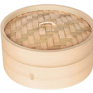 Bamboo Steamer with Lid